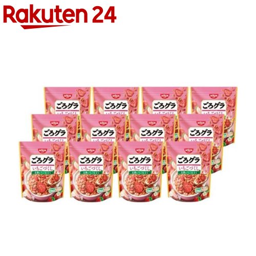 ごろグラいちごづくし(320g×12セット)【ごろっとグラノーラ】