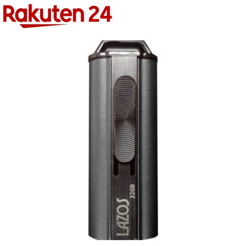 LAZOS スライド式 USBフラッシュメモリ 32GB L-US32-3.0(1個) LAZOS スライド式 USBフラッシュメモリ 32GB L-US32-3.0(1個)