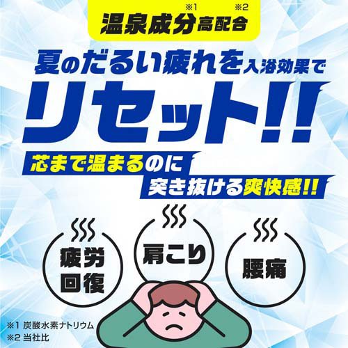 バスロマン 夏用 スーパークールタイプ 薬用入浴剤 冷感メントール配合(600g*5個セ...