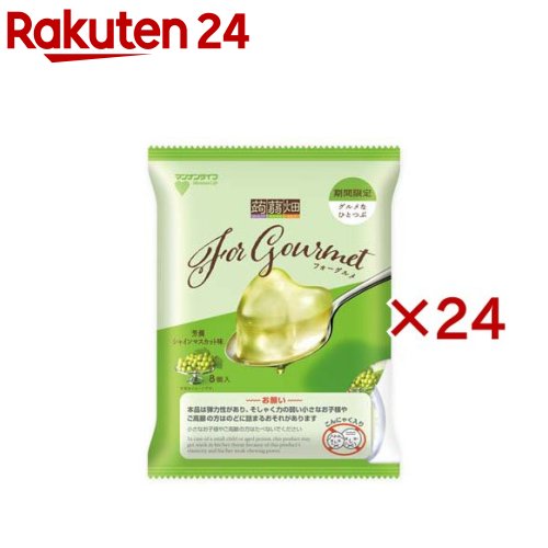 蒟蒻畑 For Gourmet 芳潤シャインマスカット味(12袋入×2セット(1袋8個))【蒟蒻畑】