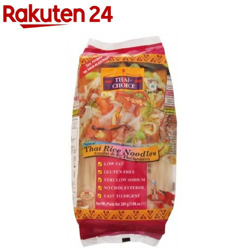 お店TOP＞フード＞穀物・豆・麺類＞麺類＞ビーフン＞タイチョイス タイライスヌードル (200g)【タイチョイス タイライスヌードルの商品詳細】タイ風焼きそばやチキンスープヌードルなどもお楽しみいただけるビーフンです。【タイチョイス タイライスヌードルの原材料】原材料名：米粉【栄養成分】原材料名：米粉【注意事項】・本製品は落花生を加工する施設において製造されております。・開封後はお早めにお召し上がりください。【原産国】タイ【ブランド】タイチョイス【発売元、製造元、輸入元又は販売元】ウイングエースリニューアルに伴い、パッケージ・内容等予告なく変更する場合がございます。予めご了承ください。ウイングエース東京都港区虎ノ門3-18-1903-5404-7533広告文責：楽天グループ株式会社電話：050-5577-5043[麺類/ブランド：タイチョイス/]