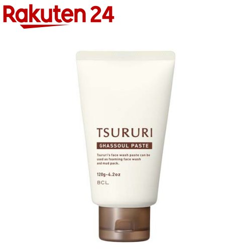 ツルリ 洗顔ペースト ガスール(120g)【ツルリ】[泥洗顔 洗顔フォーム スクラブ 炭 角質ケア]