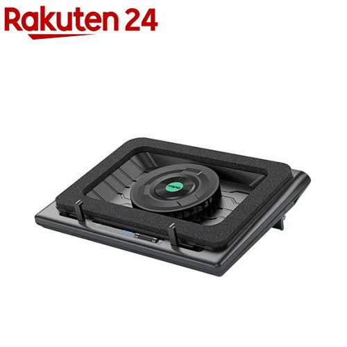 llano ノートパソコン 冷却パッド 15-19インチ対応 ブラック V12-BK(1個)