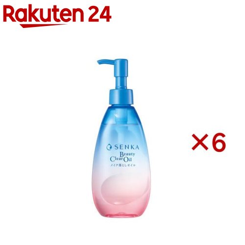 お店TOP＞化粧品＞クレンジング・洗顔＞クレンジング＞クレンジングオイル＞センカ ビューティークリアオイル (200mL×6セット)商品区分：化粧品【センカ ビューティークリアオイルの商品詳細】●翌日の化粧ノリ、つるん！6つの機能(メイクオフ・毛穴汚れオフ・古い角質オフ・キメ整える・摩擦低減設計・うるおい守る)搭載で「明るい*まっさらすっぴん」。●うるおいを抱えたとろりんオイルで、しっかりメイクも古い角質・毛穴汚れもオフ。ウォータープルーフマスカラまで落ちる。●ぬれた手OK。W洗顔不要。透明感あふれるホワイトフローラルの香り*洗浄による【販売名】センカ ビューティークリアオイル【使用方法】・手のひらに適量(ポンプ2回押し程度)をとり、メイクとよくなじませます。そのあと水かぬるま湯で十分に洗い流します。 ・手や顔が非常に濡れているときは、軽く水気をきってからお使いください。【成分】ミネラルオイル、グリセリン、エチルヘキサン酸セチル、ジオレイン酸ポリグリセリル-10、トリイソステアリン酸PEG-20グリセリル、イソドデカン、ジカプリン酸ポリグリセリル-6、BHT、トコフェロール、水、コメ胚芽油、アンズ果汁、エピロビウムフレイスケリ花／葉／茎エキス、ハチミツ、クエン酸、セリシン、ソルビン酸K、香料、フェノキシエタノール【注意事項】★目に入らないように、ご注意ください。もし入った場合は、すぐに水かぬるま湯で洗い流してください。★コンタクトレンズの汚れの原因になりますので、レンズを外してからお使いください。 ★容器の中に水が入らないようにご注意ください。★つめかえの際は、中味を使い切ってから、全量をつめかえてください ★床面などにこぼれた場合、足元が滑りやすくなりますのでご注意ください。(こぼれたときは洗剤などでふき取ってください。)★乳幼児の手の届かないところに置いてください。★極端に高温または低温の場所や直射日光のあたる場所で保管しないでください。 (火気にご注意ください。)【原産国】日本【ブランド】専科【発売元、製造元、輸入元又は販売元】ファイントゥデイ※説明文は単品の内容です。リニューアルに伴い、パッケージ・内容等予告なく変更する場合がございます。予めご了承ください。・単品JAN：4550516491503ファイントゥデイ108-0075 東京都港区港南2-16-30120-202-166広告文責：楽天グループ株式会社電話：050-5577-5043[クレンジング/ブランド：専科/]