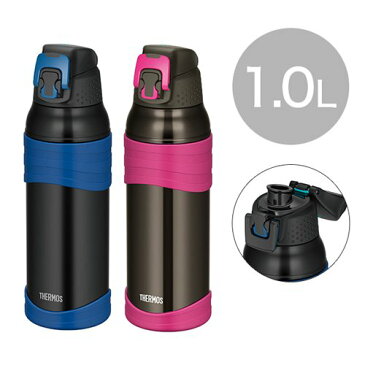 サーモス 真空断熱スポーツボトル 1L ブラックブルー FJC-1000 BK-BL(1コ入)【サーモス(THERMOS)】