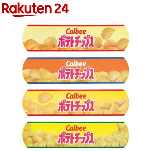絆創膏 お菓子絆創膏 カルビー ポテトチップス Mサイズ 約7.2×1.9cm SIB007(12枚入×4セット)【お菓子絆..