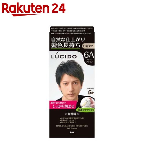 ルシード ワンプッシュケアカラー アッシュブラウン(50g+50g)【ルシード(LUCIDO)】[白髪染め]