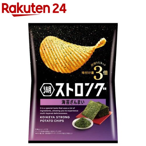 【訳あり】湖池屋 ストロング 海苔ざんまい(53g×12袋入)