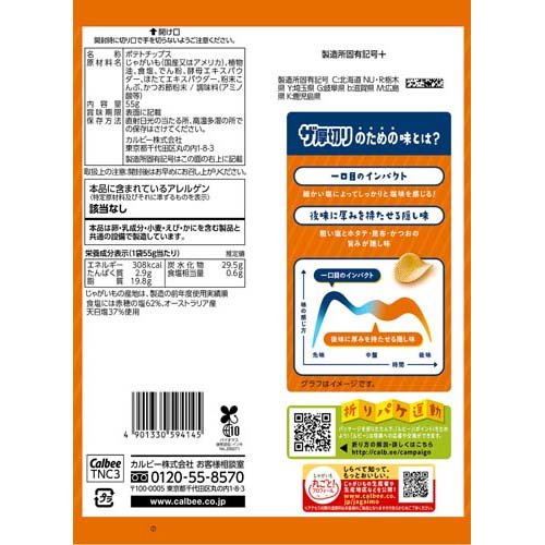 ポテトチップス ザ厚切りのためのうすしお味(55g×24セット) rakuten24-11345856 楽天24 サンプル画像2