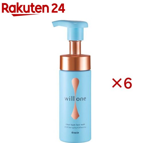willone(ウィルワン) クリアフォームフェイスウォッシュ(150ml×6セット)【willone(ウィルワン)】
