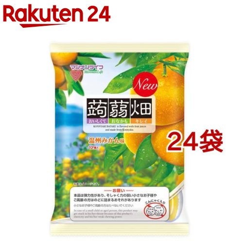 蒟蒻畑 温州みかん味(12個入 24袋セット)【蒟蒻畑】 こんにゃくゼリー おやつ デザート 小腹満たし お弁当