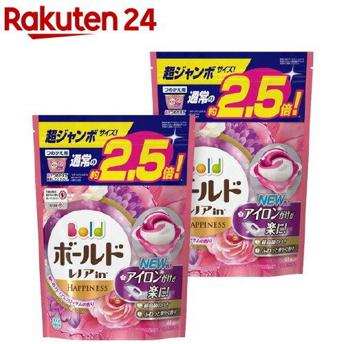 ボールド ジェルボール3D 癒しのプレミアムブロッサムの香り つめかえ用 超ジャンボ(44コ入*2コ入)【ボールド】