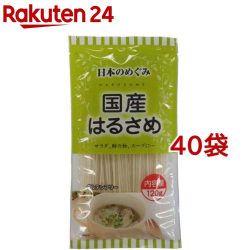 日本のめぐみ 国産はるさめ(120g*40袋セット)