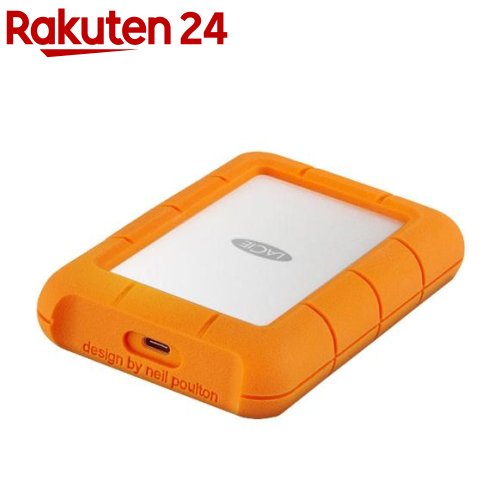 エレコム LaCie ハードディスク 外付け 5TB Rugged Mini Type-C 2年保証 STFR5000800(1個)【エレコム(ELECOM)】[Mac iPad Windows対応 耐落下性 耐衝撃性 防塵 耐雨性]