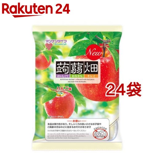 蒟蒻畑 りんご味(12個入*24袋セット)【蒟蒻畑】[こんにゃくゼリー 食物繊維 ヘルシー おやつ 夜食]のサムネイル