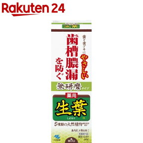 生葉 無研磨タイプ(95g)【生葉】[歯槽膿漏を防ぐ 和漢ハーブの香味 薬用ハミガキ]