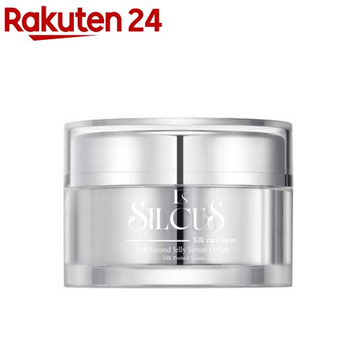 お店TOP＞化粧品＞乳液・クリーム＞クリーム＞クリーム 低刺激＞SILCUS(シルキュアス) SLセカンドゼリーセラムクリーム (1個)商品区分：化粧品【SILCUS(シルキュアス) SLセカンドゼリーセラムクリームの商品詳細】●青のゼリークリームと乳白色の保湿クリームはシルク成分を配合。シルクの力で肌に潤いと弾力を届け、立体感のあるもっちり肌をサポートします。●長時間潤いが続き、夜寝ている間の乾燥対策にも適しています。【販売名】シルキュアス SLセカンドゼリーセラムクリーム【使用方法】・洗顔後のスキンケア最終段階で、同梱されたスパチュラを使用してセラムとクリームをお好みで混ぜ合わせ、お顔全体にやさしく馴染ませるようにご使用ください。【成分】★GEL：水、、BG、グリセリン、メチルプロパンジオール、ナイアシンアミド、1.2-ヘキサンジオール、パンテノール、加水分解フィブロイン、マグワ葉エキス、DNA-Na、プロポリスエキス、乳酸桿菌培養溶解質、ビフィズス菌培養溶解質、乳酸球菌培養溶解質、アロエベラ葉汁、トレハロース、アザジラクタインジカ種子油、メリアアザジラクタ花エキス、コクシニアインディカ果実エキス、ナス果実エキス、カミメボウキ葉エキス、ウコン根エキス、サンゴモエキス、(PEG-240／デシルテトラデセス-20／HDI)コポリマー、ラウリン酸K、DPG、ペンチレングリコール、トコフェロール、カルボマー、(C12-14)アルケス-12、エチルヘキシルグリセリン、カプリリルグリコール、ヒドロキシアセトフェノン、トロメタミン、EDTA-2Na、香料★CREAM：水、メチルプロパンジオール、炭酸ジカプリリル、トリ(カプリル酸／カプリン酸)グリセリル、フェニルトリメチコン、セテアリルアルコール、パルミチン酸エチルヘキシル、メチルグルセス-20、ナイアシンアミド、スクワラン、ステアリン酸グリセリル、セテアレス-20、ジステアリン酸ポリグリセリル-3メチルグルコース、1.2-ヘキサンジオール、ミツロウ、パンテノール、ホホバエステル、加水分解フィブロイン、セラミド3、マグワ葉エキス、キシリチルグルコシド、無水キシリトール、ツボクサエキス、アシアチコシド、アシアチン酸、マデカッソシド、マデカシン酸、ヒドロキシエチルウレア、ベニノキ種子油、ヒマワリ種子油、ダイズ油、トコフェロール、(アジピン酸ポリジエチレングリコール／IPDI)コポリマー、ビスジグリセリルポリアシルアジペート-2、(PEG-240／デシルテトラデセス-20／HDI)コポリマー、ポリアクリロイルジメチルタウリンNa、(アクリレーツ／アクリル酸アルキル(C10-30))クロスポリマー、キシリトール、BG、ペンチレングリコール、ステアリン酸PEG-100、ラウリン酸K、ヒドロキシエチルセルロース、テトラ(ジ-t-ブチルヒドロキシヒドロケイヒ酸)ペンタエリスリチル、トリ(カプリル酸／カプリン酸)グリセリル、トロメタミン、ヒドロキシアセトフェノン、EDTA-2Na、カプリリルグリコール、エチルヘキシルグリセリン、香料【注意事項】1.使用後は必ずしっかり蓋をしめてください。2.乳幼児の手の届かないところに保管してください。3.お肌に異常が生じていないかよく注意して使用してください。4.傷やはれもの、湿疹等、異常のある部位には使用しないでください。5.使用中または使用後に赤み・かゆみ・刺激等の異常があらわれた場合は使用を中止し、皮膚科専門医にご相談ください。6.直射日光や高温多湿を避けて保管してください。【原産国】韓国【発売元、製造元、輸入元又は販売元】株式会社月架世交易リニューアルに伴い、パッケージ・内容等予告なく変更する場合がございます。予めご了承ください。株式会社月架世交易東京都中央区日本橋2丁目15−3 平和不動産日本橋ビル7階03-5787-7081広告文責：楽天グループ株式会社電話：050-5577-5043[クリーム]