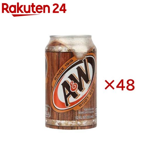 お店TOP＞水・飲料＞飲料・ソフトドリンク＞炭酸飲料＞炭酸飲料(スパークリング)＞A＆W ルートビア (24本入×2セット(1本355ml))【A＆W ルートビアの商品詳細】●アメリカンダイナーの味と、その独特な風味から中毒性抜群の「A＆Wルートビア」です※商品デザインはロットにより変更になる可能性がございます。ご了承ください。【召し上がり方】開栓後はすぐにお飲みください。【品名・名称】炭酸飲料【A＆W ルートビアの原材料】果糖ぶどう糖液糖／カラメル色素、保存料(安息香酸Na)、香料、キラヤ抽出物、炭酸ガス【栄養成分】1缶(355ml)当たりエネルギー：160kcal、たんぱく質：0g、脂質：0g、炭水化物：44g、食塩相当量：0.2g【保存方法】・直射日光・高温多湿を避けて保存してください。・凍らせないでください。容器破損、成分の分離・沈殿につながります。【原産国】アメリカ【ブランド】A＆W【発売元、製造元、輸入元又は販売元】フロンティア物産※説明文は単品の内容です。リニューアルに伴い、パッケージ・内容等予告なく変更する場合がございます。予めご了承ください。・単品JAN：4573212346304フロンティア物産530-0015 大阪市北区中崎西2-4-12 梅田センタービル13F06-4300-6678広告文責：楽天グループ株式会社電話：050-5577-5043[ソフトドリンク・清涼飲料/ブランド：A＆W/]