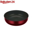 サーモス IH対応 デュラブルシリーズ 取っ手のとれる炒め鍋 28cm Dレッド KVD-028D DR(1個)【サーモス(THERMOS)】