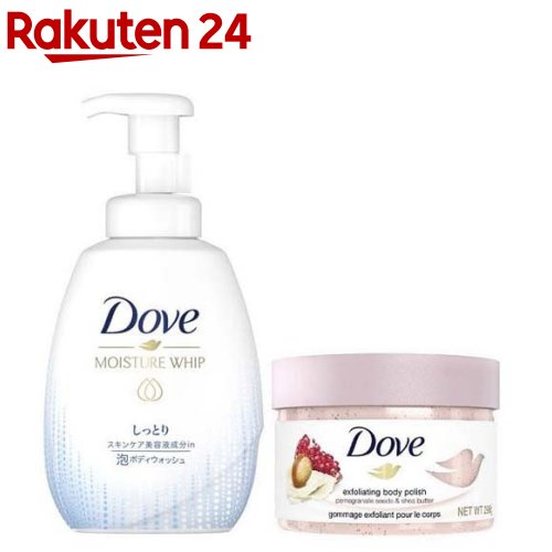 【企画品】ダヴ うるおいホイップ しっとり 泡ボディ ポンプ+スクラブ ザクロ＆シアバター(1セット)【ダヴ(Dove)】のサムネイル