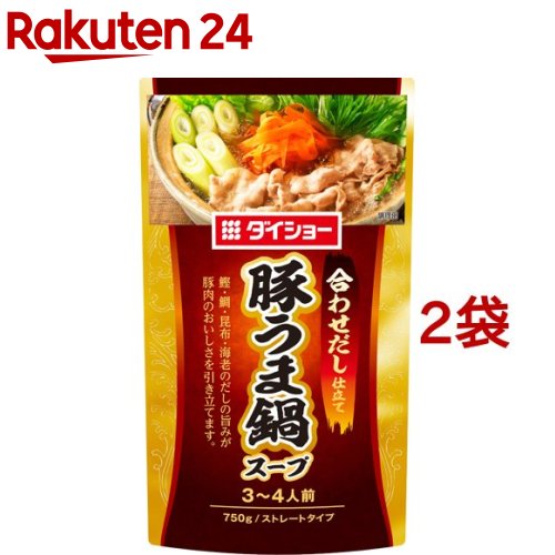 ダイショー 豚うま鍋スープ(750g*2コセット)【ダイショー】