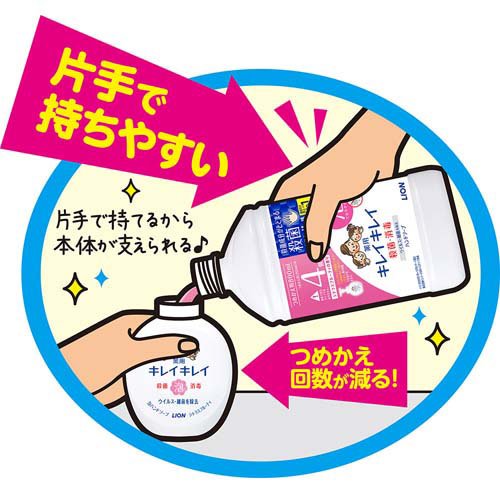 キレイキレイ 薬用泡ハンドソープ シトラスフルーティの香り 詰替用(800ml*6個セット)【キレイキレイ】 3