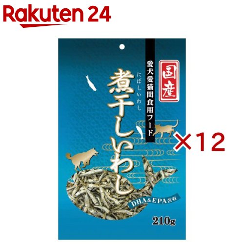 海産物シリーズ 煮干しいわし(210g×12セット)