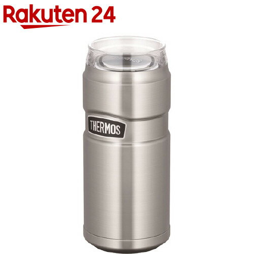 サーモス アウトドア 保冷缶ホルダー 500ml缶用 ROD-005 S ステンレス(1個)【サーモス(THERMOS)】