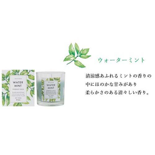 Green Oasis グラス入りキャンドル ウォーターミント IDGO0105(1個)