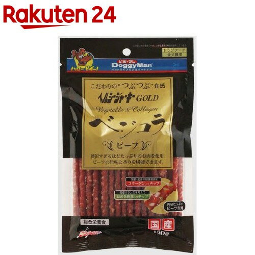 ドギーマン ヘルシージャーキーゴールド ベジコラ ビーフ(150g)【ヘルシージャーキー】のサムネイル
