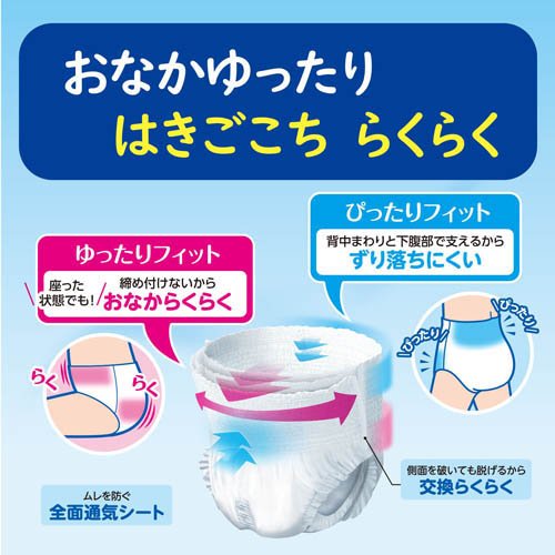 サルバ やわ楽パンツ うす型 男女共用 L-LLサイズ 2回吸収(30枚入*3袋セット)【xm8】【サルバ】[大人用紙おむつ紙パンツ介護パンツ尿漏れパンツ] rakuten24-10894227 楽天24 サンプル画像2