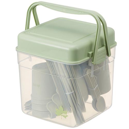 ロゴス 箸付き食器セットBOX 6人用(1セット)【ロゴス(LOGOS)】通販格安セール情報 楽天 通販
