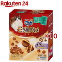 銀のスプーン三ツ星グルメお魚味クリーム15歳頃から 猫ドライフード(10袋入×10セット(1袋18g))【銀のスプーン 三ツ星グルメ】