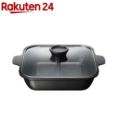 卓上鍋 2品同時調理 スキップタイム IH対応角型二食鍋 24cm RB-2868(1個)