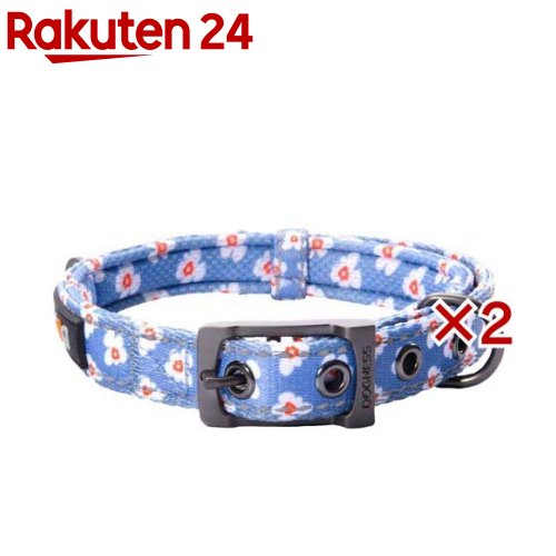 お店TOP＞ペット用品＞犬用品(グッズ)＞犬用首輪・胴輪・リード＞首輪・カラー(犬用)＞ドッグネス 首輪 エレガント XS／S フォゲットミーノット (2セット)【ドッグネス 首輪 エレガント XS／S フォゲットミーノットの商品詳細】●ドッグネス エレガントシリーズのリード、ハーネスとのセットアップも可能です。●強い引張力に耐える緻密に織られた強力なテトロン(ポリエステル系合成繊維)のベルトを採用●通気性が良く、ソフトな着け心地首に当たる部分にメッシュパッドを採用し、呼吸を妨げない●3Mの高輝度の反射材採用ベルトに反射材ステッチが付いていて夜間も安心●超軽量アルミニウムベルトの留め具は高耐久・超軽量で首に負担がかからない●DOGNESS(ドッグネス)は、「Simplify Pet Lifestyle-ペットのライフスタイルをよりシンプルに」をスローガンに、美しく快適で、ペットの安全と飼い主の安心を確保するように設計された高品質の製品を提供しているブランドです。製品の様々な部分に耐久性が高いパーツが使われています。【規格概要】材質：テトロン(ポリエステル系合成繊維)、アルミニウム【原産国】中国【ブランド】ドッグネス【発売元、製造元、輸入元又は販売元】ルークランこちらの商品は、ペット用の商品です。※説明文は単品の内容です。リニューアルに伴い、パッケージ・内容等予告なく変更する場合がございます。予めご了承ください。・単品JAN：843775115384ルークラン千葉市緑区あすみが丘2-1-4 花澤ビル3F043-205-1024広告文責：楽天グループ株式会社電話：050-5577-5043[ペットのサークル・雑貨など/ブランド：ドッグネス/]