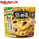 クノール ポタージュで食べる豆と野菜 北海道コーン豆乳仕立て(180g×7セット)【クノール】