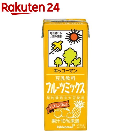 キッコーマン 豆乳飲料 フルーツミックス(200ml*18本入)