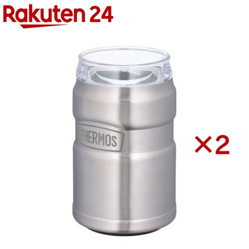 お店TOP＞ホーム＆キッチン＞ワイン・バー用品＞ビール用品＞ドリンククーラー＞サーモス アウトドア 保冷缶ホルダー 350ml缶用 ステンレス ROD-0021 S (2セット)【サーモス アウトドア 保冷缶ホルダー 350ml缶用 ステンレス ROD-0021 Sの商品詳細】●350ml缶がすっぽり、冷たさが長持ちする缶ホルダー！タンブラーとしても使えます。●真空断熱構造のため、缶飲料の冷たさが長持ちします。●飲み口を付ければタンブラーに！(※ホットドリンクもOK)【規格概要】本体寸法：約幅7.5*奥行7.5*高さ13cm重量：約0.2kg適応サイズ：350ml缶材質：本体：ステンレス鋼／飲み口：飽和ポリエステル樹脂／パッキン：シリコーンゴム【注意事項】※食器洗浄機・食器乾燥機は使用しないでください。※化粧箱はつきません、予めご了承ください。【原産国】中国【ブランド】サーモス(THERMOS)【発売元、製造元、輸入元又は販売元】サーモス※説明文は単品の内容です。リニューアルに伴い、パッケージ・内容等予告なく変更する場合がございます。予めご了承ください。・単品JAN：4562344388887サーモス959-0215 新潟県燕市吉田下中野14350570-066966広告文責：楽天グループ株式会社電話：050-5577-5043[キッチン用品/ブランド：サーモス(THERMOS)/]