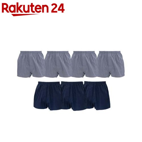 お店TOP＞日用品＞衣類・下着＞インナーウェア・下着(男性用)＞男性用下着＞ファミラ さわやか安心綿100トランクス2色 レギュラータイプ LL 0471604 (7枚入)【ファミラ さわやか安心綿100トランクス2色 レギュラータイプ LL 0471604の商品詳細】●色／ブルー4枚+ネイビー3枚●「トイレの後、しっかり出し切ったつもりなのにズボンに小さなシミが…」「椅子から立ち上がった瞬間、『あっ』と冷や汗をかく」。そんな経験はありませんか？失禁パンツはゴワゴワして履き心地が悪いのでは？と諦めていたトランクス派の皆様、お待たせいたしました。本体生地に良質な「綿100％」を使用した、驚くほど爽やかな尿漏れパンツのご紹介です。●本品最大の特長は、トランクス特有の「ゆとり」を活かしつつ、漏れを逃さない「ハンモック構造」にあります。吊り式のパッドが体にフィットするため、どんな動きにも吸水位置がズレません。さらに、隙間からの染み出しを防ぐ「サイドパッド」を搭載。物理的に横漏れをブロックする、プロ仕様の失禁パンツです。●(おすすめポイント)1.(肌に優しい「綿100％」の安心感)直接肌に触れる本体生地は、蒸れにくくソフトな天然素材。化学繊維が苦手な方や、敏感肌のシニア世代の方でも、一日中ストレスなく快適にお過ごしいただけます。2.(科学が証明する「4層・吸水」)驚異の吸水素材「ピュアブリーズ」が、水分を瞬時にキャッチ。表面は常にサラッとしたメッシュ素材で、逆戻りによる不快感もありません。3.(アンモニア臭を徹底消臭・抗菌)気になる尿のニオイを元から抑制。ズボン越しに漂う不安を解消し、周囲の目を気にせず趣味や会食を心ゆくまで楽しめます。4.(横漏れを許さないサイドガード)トランクス派の悩みの種だった「隙間漏れ」を、サイドパッドがしっかりガード。就寝時の寝返りやアクティブな外出時でも安心感が違います。●(活用シーン)ご友人とのゴルフや旅行に：見た目は普通のトランクスなので、着替えの際も周囲に失禁パンツだと気づかれません。長時間のデスクワークや運転に：立ち上がった瞬間のシミ出しを鉄壁ガードします。毎日のリラックスタイムに：綿100％の解放感で、おうち時間も快適です。●吸水量目安：約50cc(軽失禁用) ※メーカー調べ●丸洗いOK(ネット使用)●防水・消臭・抗菌【セット詳細】ブルー4枚+ネイビー3枚【規格概要】・適応サイズ：ウエスト(約)94-104cm・素材／身生地：綿100％、吸水パッド：(表面)ポリエステル100％・(中面)ポリエステル50％・レーヨン30％・アクリル20％・(裏面)ポリエチレン、ウエスト部分：ポリエステル100％【原産国】中国【発売元、製造元、輸入元又は販売元】ファミリー・ライフリニューアルに伴い、パッケージ・内容等予告なく変更する場合がございます。予めご了承ください。ファミリー・ライフ170-6040 東京都豊島区東池袋サンシャイン60-40階0287-66-0000広告文責：楽天グループ株式会社電話：050-5577-5043[衣類]