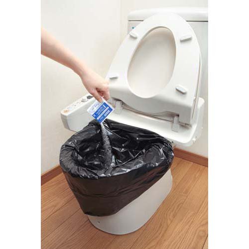防災用トイレ袋 R-48(50回分*2セット) rakuten24-11017470 楽天24 サンプル画像2