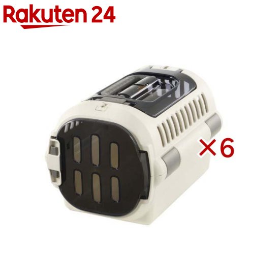 お店TOP＞ペット用品＞犬用品(グッズ)＞犬用おでかけ用品(旅行・お散歩)＞クレート(犬用)＞リッチェル キャンピングキャリー ファイン ダブルドア S アイボリー (6セット)【リッチェル キャンピングキャリー ファイン ダブルドア S アイボリーの商品詳細】●ペットを守る丈夫なハードタイプのキャリーです。●天面のトップドアからペットをラクに出し入れできます。●ポリカーボネート製のスモークドアなので、ペットが落ち着いて過ごせます。●両手で持てるワイドハンドルなので、女性でも安定して持ち運びができます。●ドアは右開き、左開きのどちらかにも付け替えできます。●ドアを取り外して、普段からハウスとして慣らしておくことで、来客時や災害時の移動にも使えます。●自動車のシートベルトで固定してドライブできます。●プラスチック製なので、お手入れ簡単です。●天面のトップドアからペットをラクに出し入れできます。【規格概要】製品重量：1.7Kg体重目安：8kg以下★材質本体・ハンドル・ドアロックケース・ベルト取付部・トップドアロックケース：ポリプロピレンバックル・バックル軸・ドアロック・トップドアロック・トップドア軸：ABS樹脂ドア・トップドア：ポリカーボネートバネ：ステンレス鋼★製品サイズ32.5*47.5*高さ29.5cm内寸：28*45.5*26cmドア開口：25*23cmドア開口(ドア取り外し時)：28*23cmトップドア開口：20*27cm収納時：32.5*47*18cm★対象ペット超小型犬・小型犬・猫・うさぎ用【原産国】日本【ブランド】リッチェル(ペット)【発売元、製造元、輸入元又は販売元】リッチェル(Richell)こちらの商品は、ペット用の商品です。※説明文は単品の内容です。リニューアルに伴い、パッケージ・内容等予告なく変更する場合がございます。予めご了承ください。(防災 キャリー ハード おでかけ ドライブ クレート 旅行 病院)・単品JAN：4945680562003リッチェル(Richell)939-0592 富山県富山市水橋桜木136076-478-2957広告文責：楽天グループ株式会社電話：050-5577-5043[ペットのサークル・雑貨など/ブランド：リッチェル(ペット)/]
