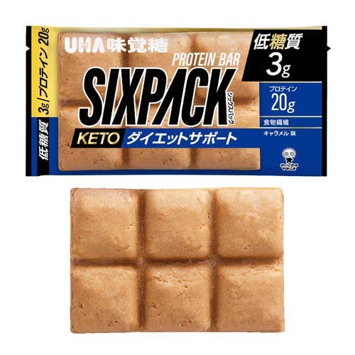 SIXPACK プロテインバー キャラメル味(80本セット)【SIXPACK】 2