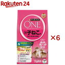 ピュリナワンキャット 1歳まで子猫／妊娠授乳期母猫チキン(4袋入×6セット(1袋500g))【ピュリナワン(PURINA ONE)】