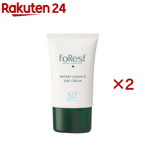 グリーンフィンガーフォレスト ウォータリーエッセンスUV クリーム(50ml×2セット)