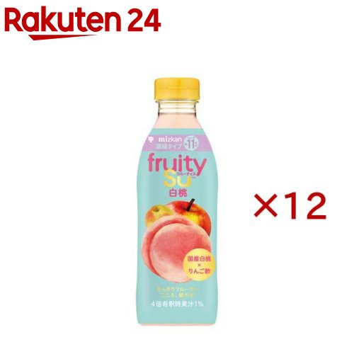 ミツカン フルーティス 白桃(500ml×12セット)【フルーティス(飲むお酢)】