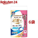 エリエール 消臭+ しっかり香る フレッシュクリアの香り たっぷり長持ち ダブル(12ロール入*6袋セット)【エリエール】