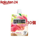 クラッシュタイプの蒟蒻畑ライト もも味(150g*30コセット)【蒟蒻畑】[こんにゃくゼリー 食物繊維 低カロリー ゼリー飲料]