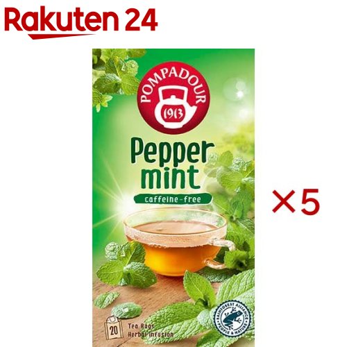 ポンパドール ペパーミントリーフ(20袋入×5セット(1袋2.25g))【POMPADOUR(ポンパドール)】