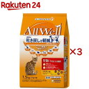 オールウェル 早食いが気になる猫用 チキン 挽き小魚とささみパウダー入り(375g*4袋入*3箱セット)