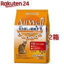 オールウェル 早食いが気になる猫用 チキン 挽き小魚とささみパウダー入り(375g*4袋入*2箱セット)